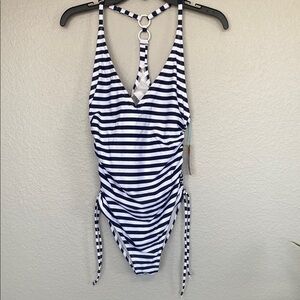 Brand new, never worn Striped One-Piece Swimsuit